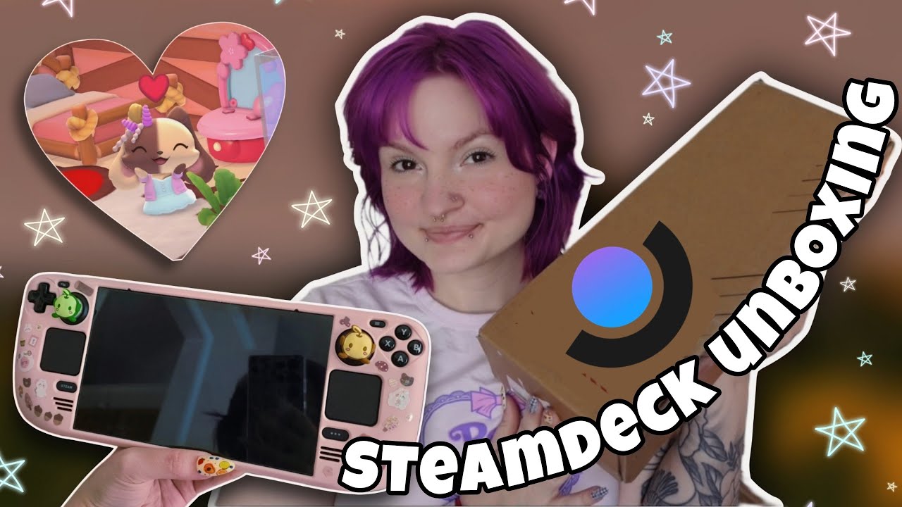 unboxing & modding my first steam deck✨🎮