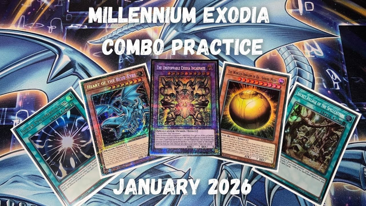 Millennium Exodia Combo Practice - YuGiOh! TCG - January 2026