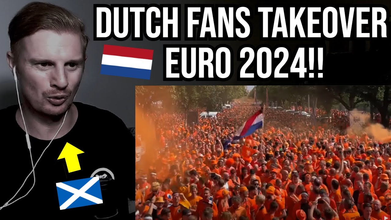 Reaction To INSANE Netherlands Football Fans at EURO 2024!!