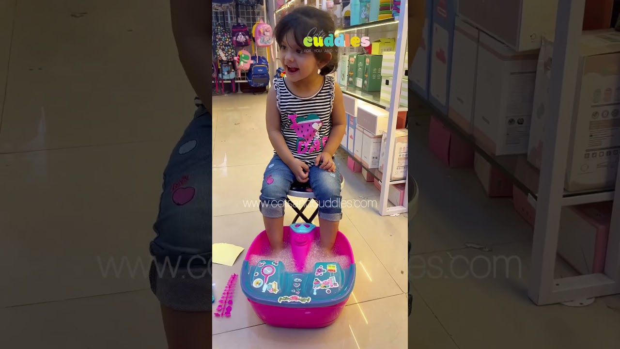 Foot Spa Ensemble with foam and music #shorts #footspa #forgirl