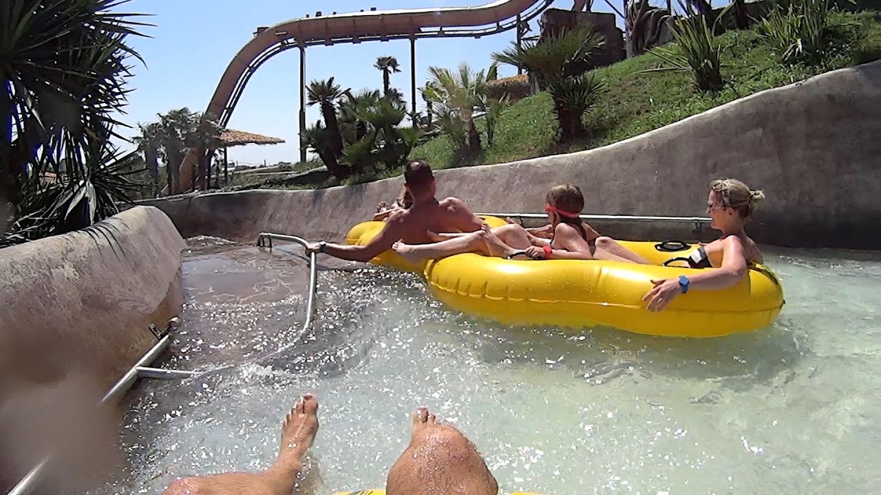 Crazy River Water Slide at Aqualandia