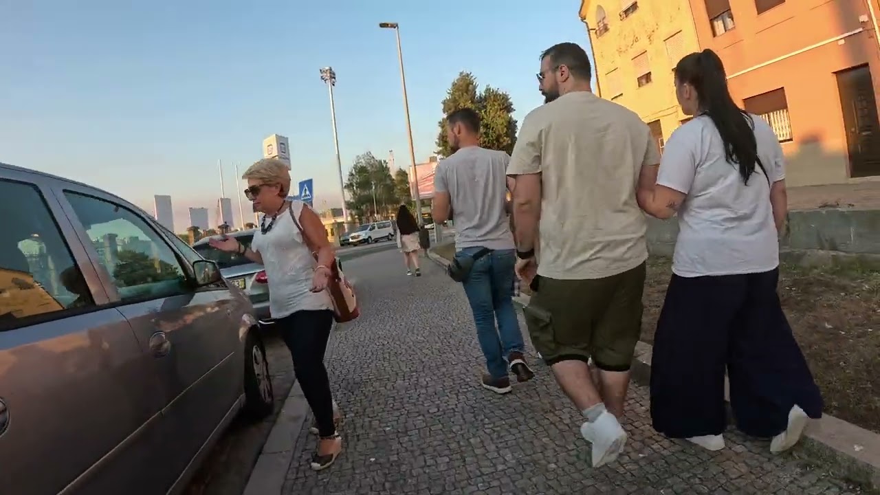 4K Famous street with seafood restaurants | Rua Herois de Franca | Matosinhos | Porto | Portugal