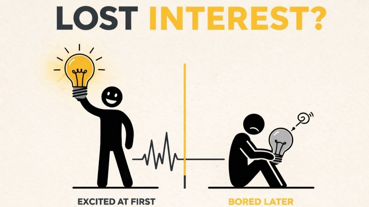 The Hidden Reason You Lose Interest So Quickly