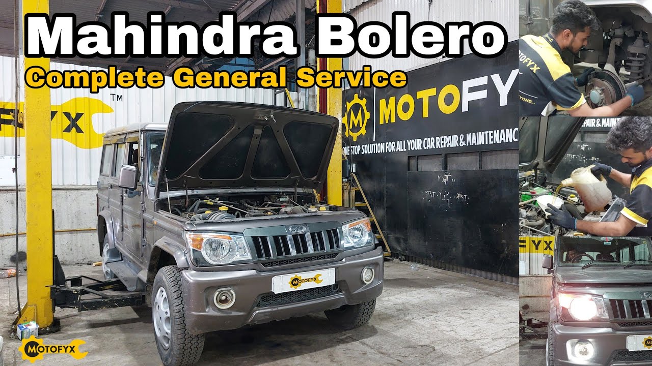 Mahindra Bolero Complete General Service By MotoFyx | Expert Technicians  | Genuine Spares | MotoFyx