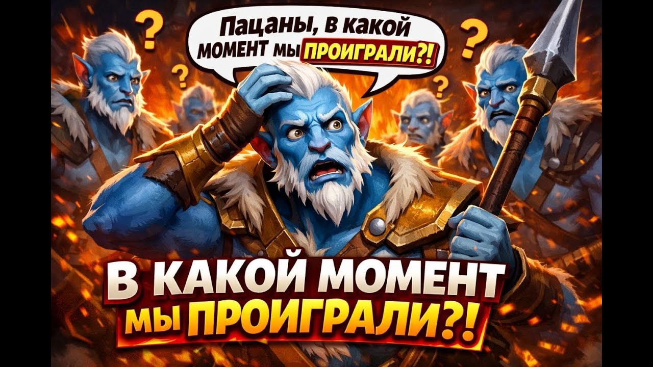 Когда проиграл из-за 1 макростратегической ошибки