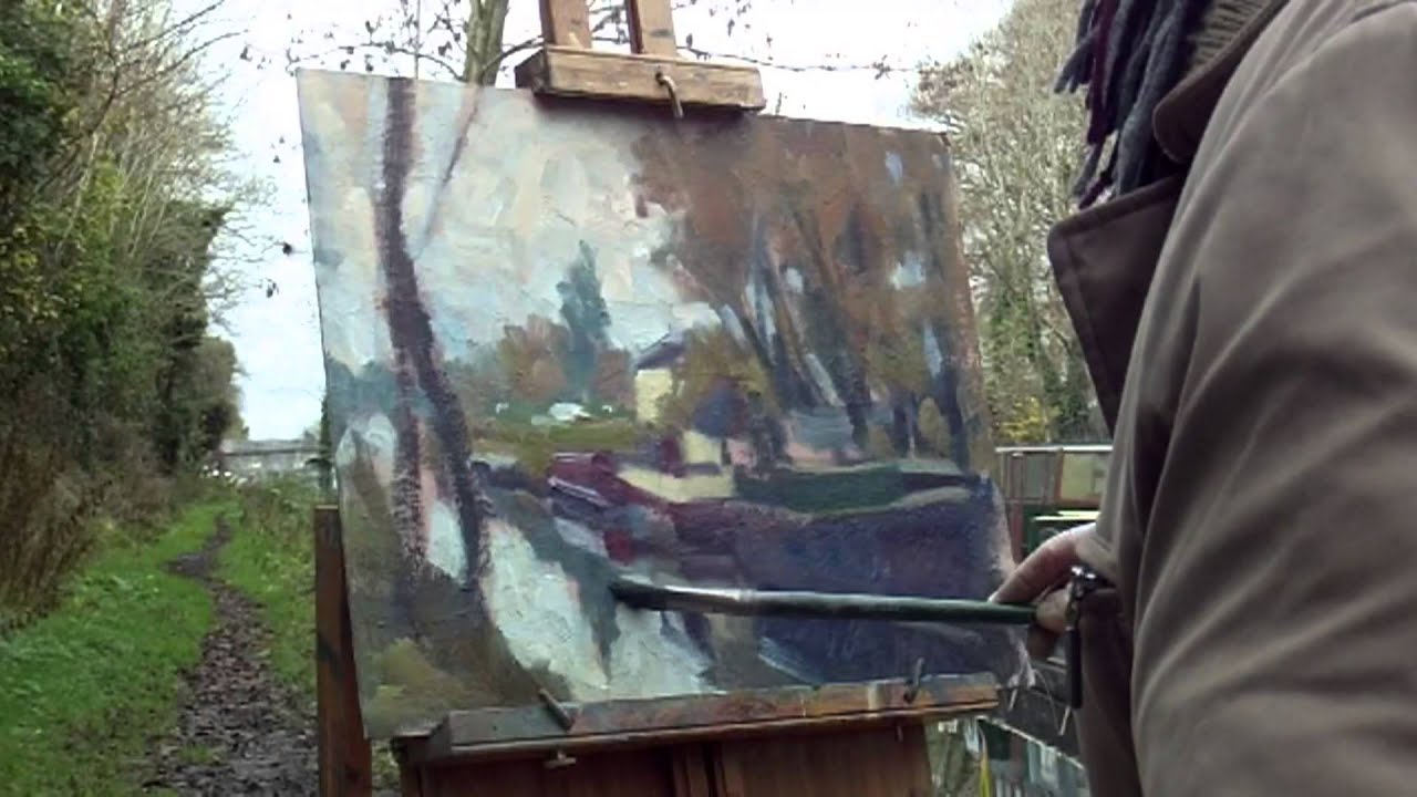 EDWARD SEAGO STYLE - SALLINS GRAND CANAL by Norman Teeling