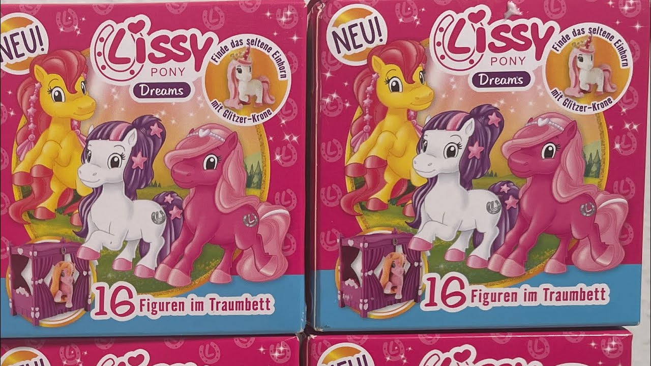Lissy Pony 7 Traumbette auspacken Pferde zum Sammeln