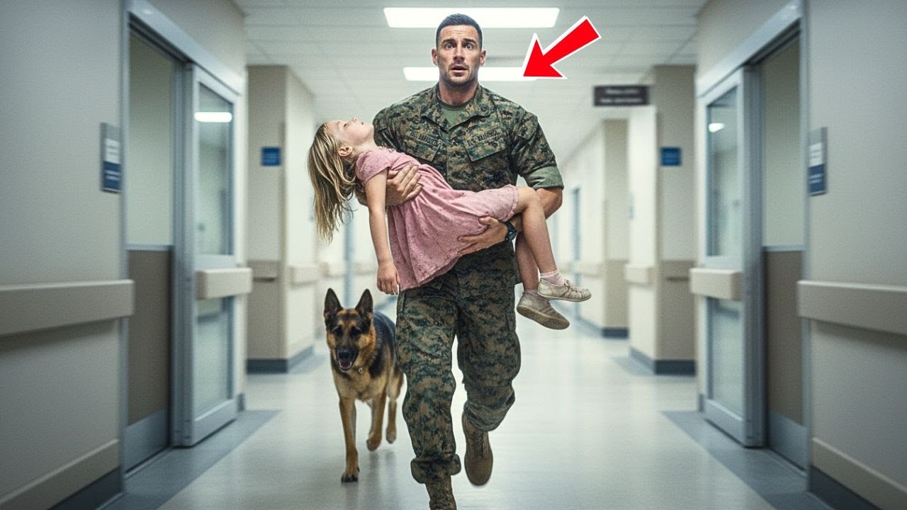 A Little Girl Collapsed on Hospital Grounds — A Marine Stepped In, Unaware of Her Father’s Truth
