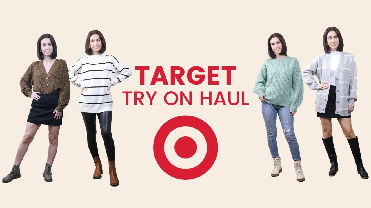 TARGET TRY-ON HAUL // Fall Fashion *boots & sweaters*