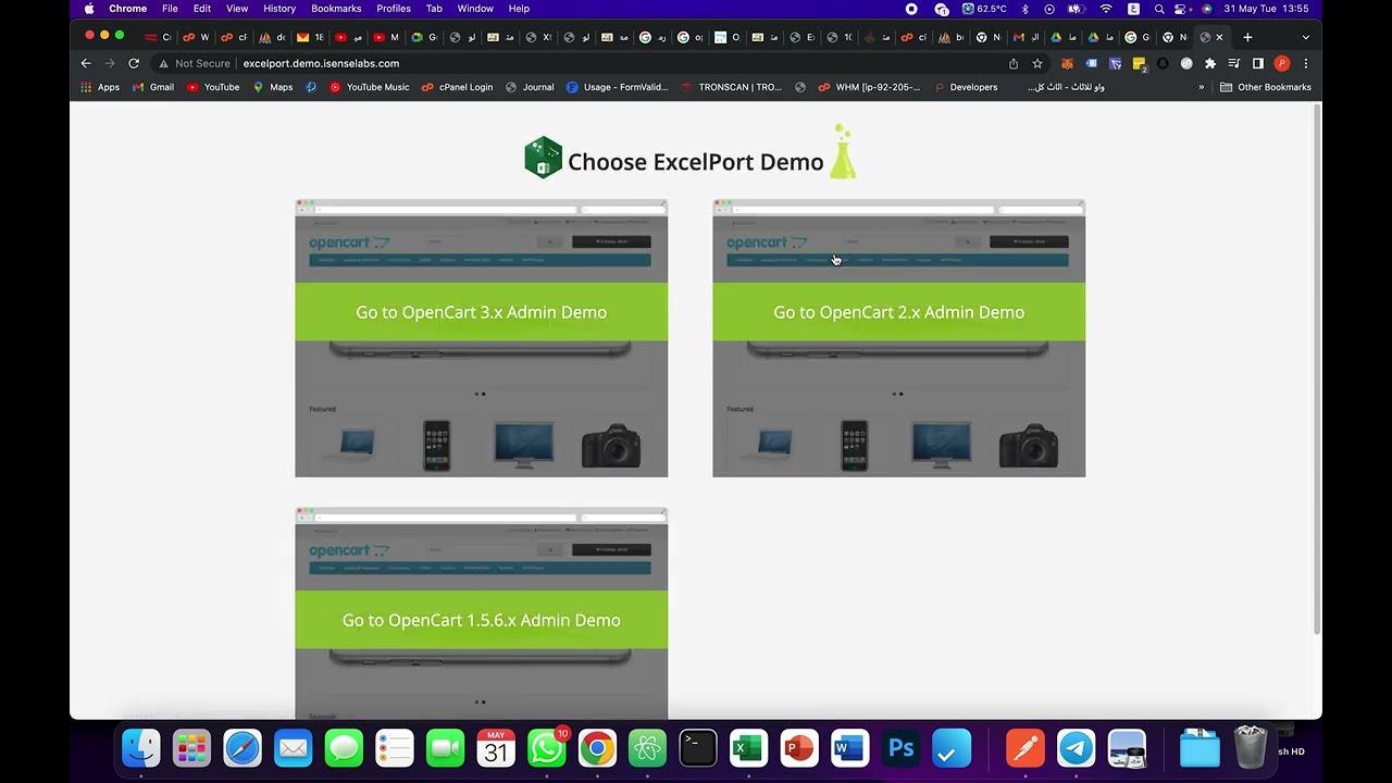 شرح استيراد وتصدير المنتجات من نظام اوبن كارت (opencart) عبر ملف الاكسل