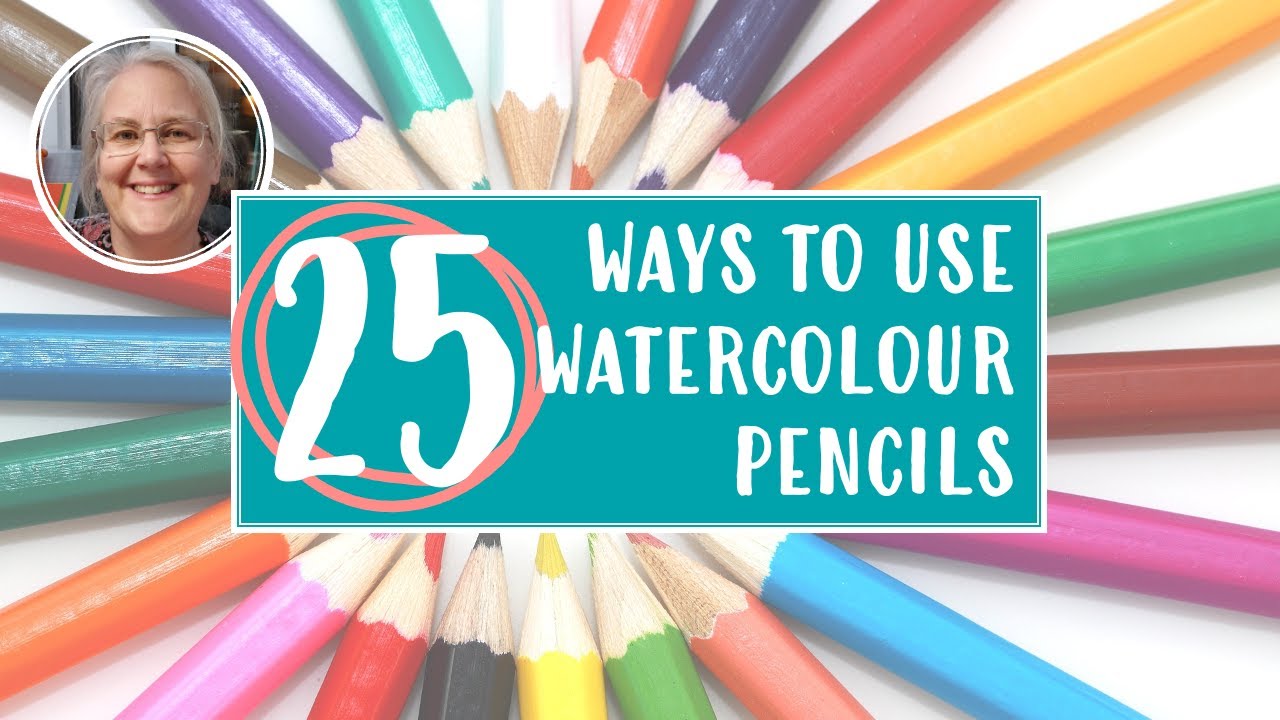 25 Ways to Use Watercolour Pencils to Create Mixed Media Backgrounds for Your Cards! [2025/024]