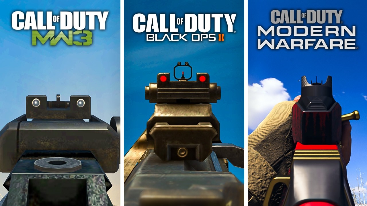 Using the Best IRON SIGHT in EVERY CoD