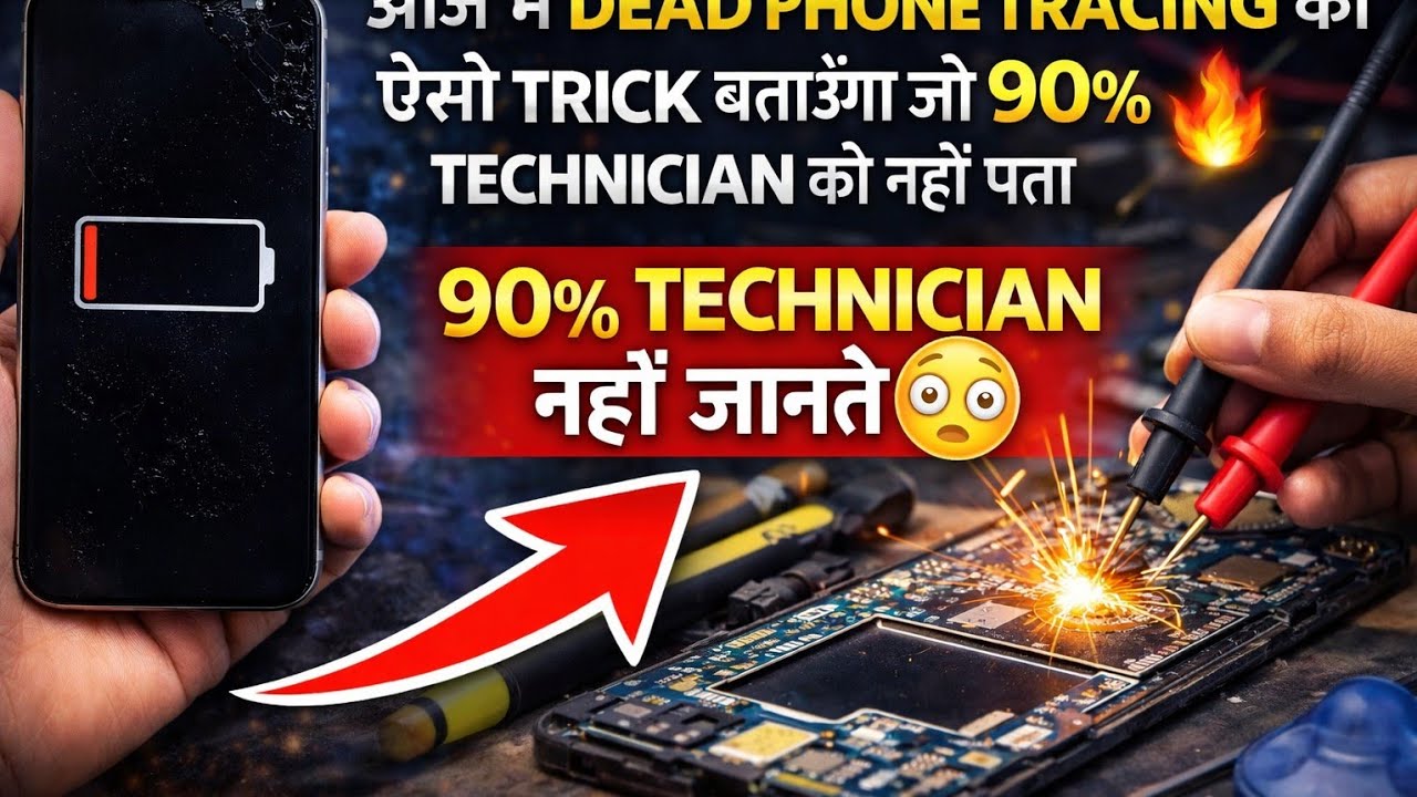 DEAD PHONE TRACING #deadphone#phonetracing#mobilerepair#mobileservice#shortingproblem