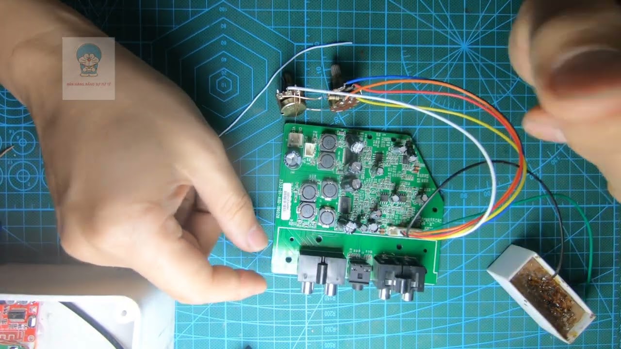 Mạch logitech z533 DIY chiết áp