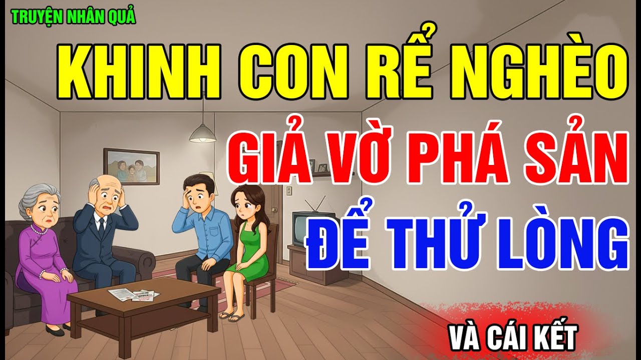 Chuyện Nhân Quả: Khinh Con Rể Nghèo, Giả Vờ Phá Sản Để Thử Lòng, Và Cái Kết
