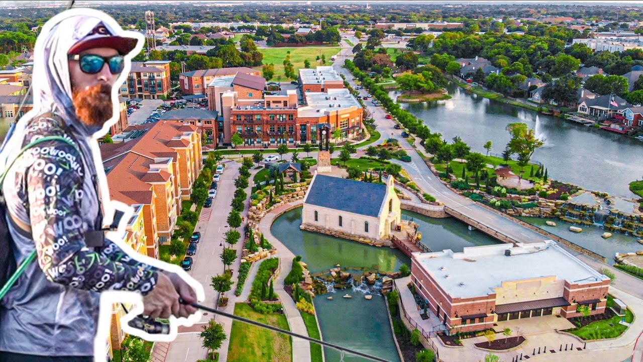 FISHING NEW* RIVERWALK in DALLAS FORT WORTH!! amazing scenery (Instagram geotag find)