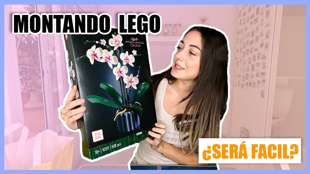 LEGO BOTANICA (Orquídea) - paso a paso del montaje | Tatiana Esteban
