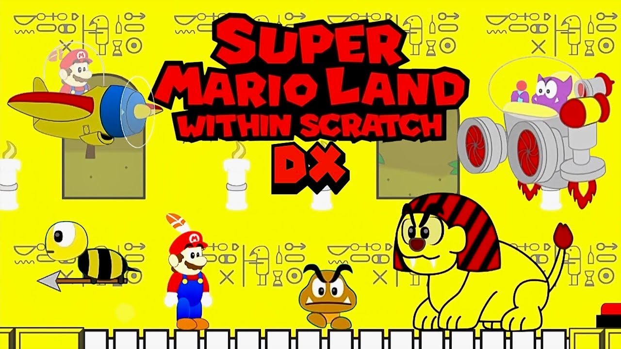 Super Mario Land Within Scratch Colourised - Fangame 2025 Remake