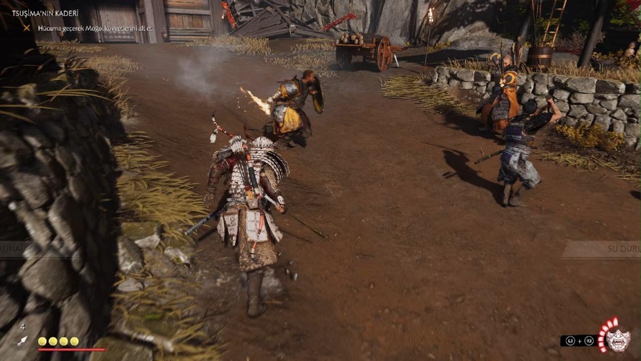 Ghost of Tsushima - moğolları kıyma yapıyorum