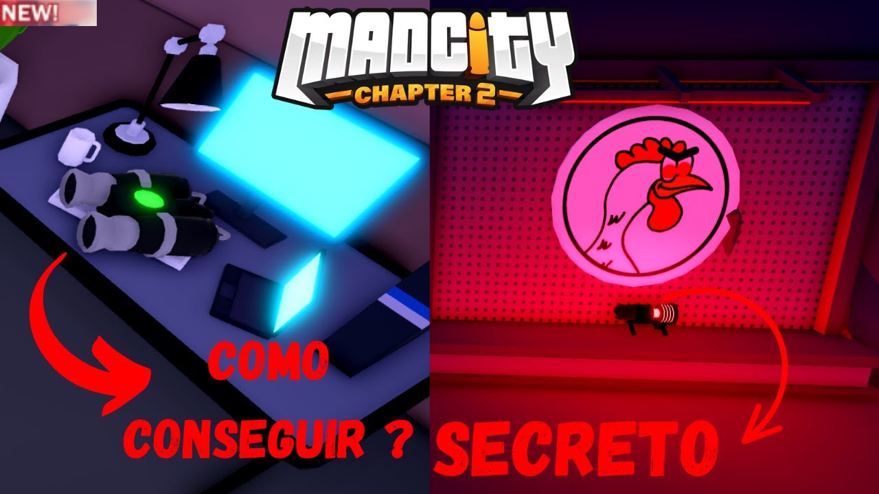 COMO CONSEGUIR A JETPACK E A ARMA LAZER SECRETA NO MAD CITY CHAPTER 2