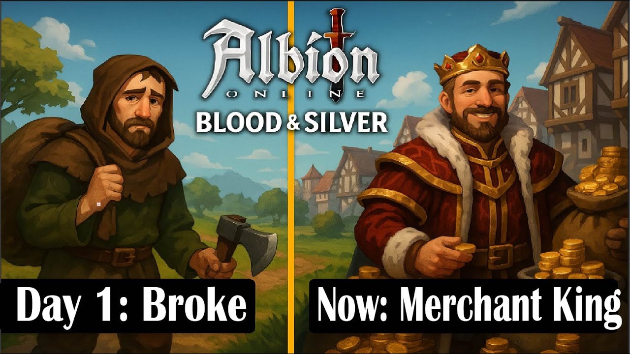 My First Days in Albion Online - From Broke to Merchant King