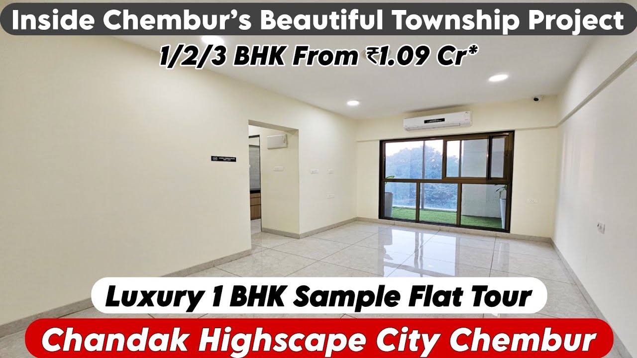 Chandak Highscape City Chembur | Luxury 1 BHK Sample Flat Tour |Site Visit, Booking, CALL-8800678921