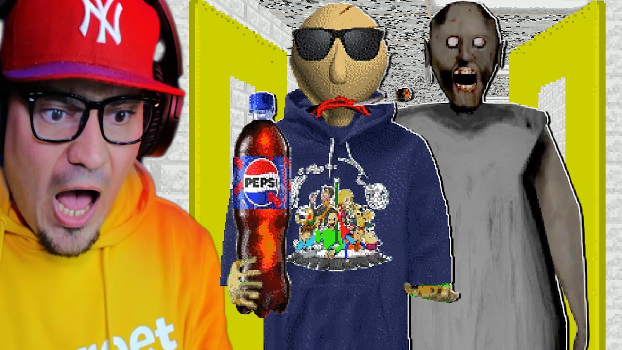 ☕ BALDI LUBI PEPSI... I GRANNY TEŻ JEST! *nowy mod* | Waldi's Wankhouse (Baldi Na Modach)