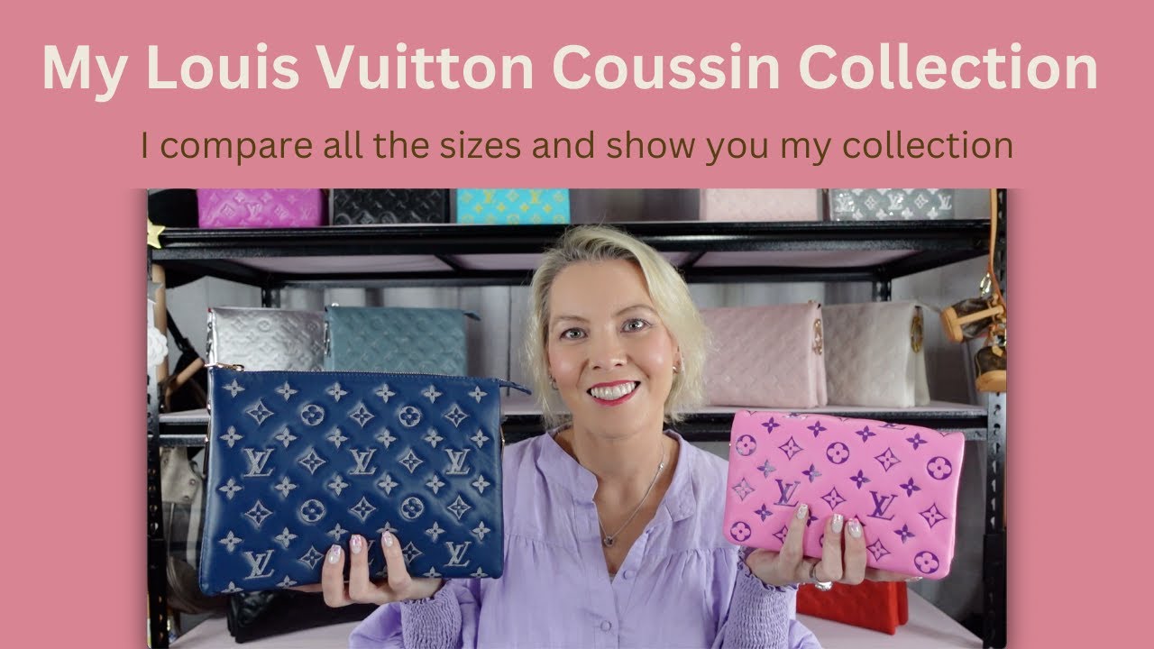 My Louis Vuitton Cousin Collection- I compare sizes and show you my collection.