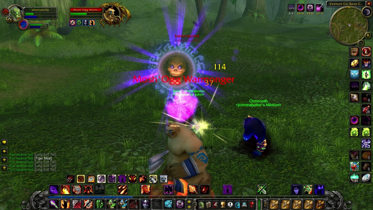WoW 39 Warlock kills 42 Elite solo