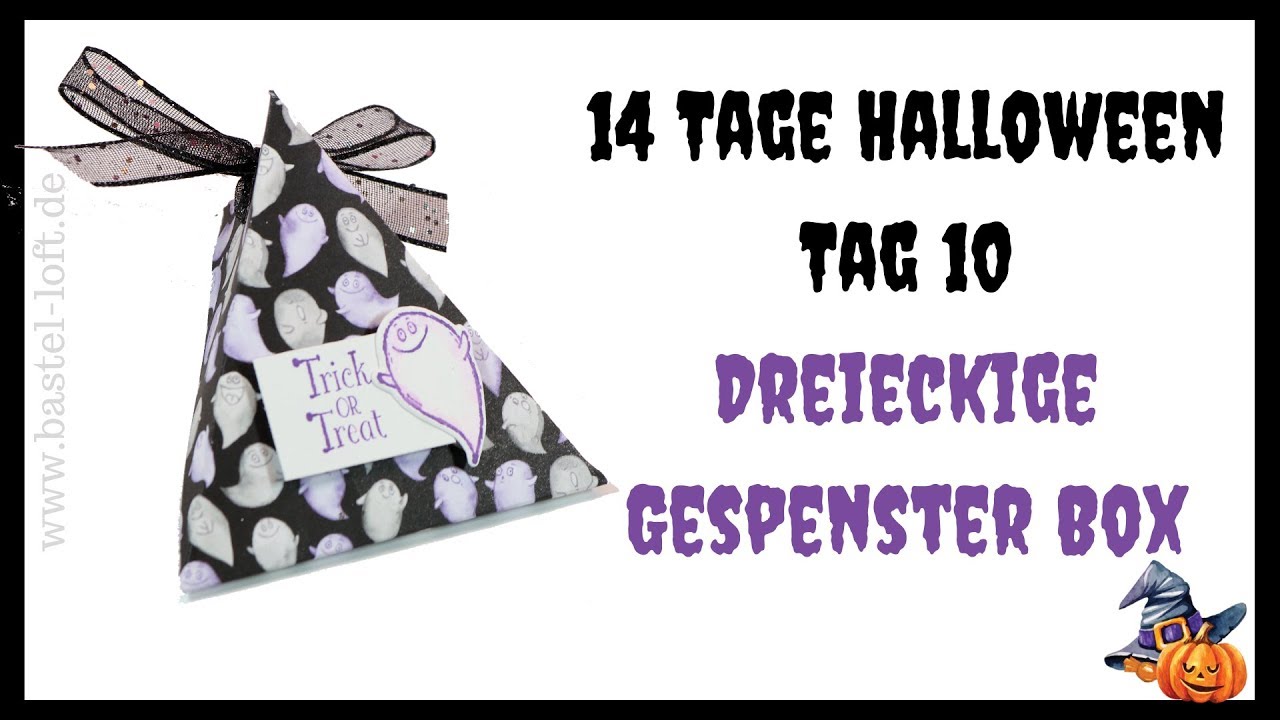 14 Tage Halloween - Tag 10 - Dreieckige Gespenster Box | Stampin' Up!