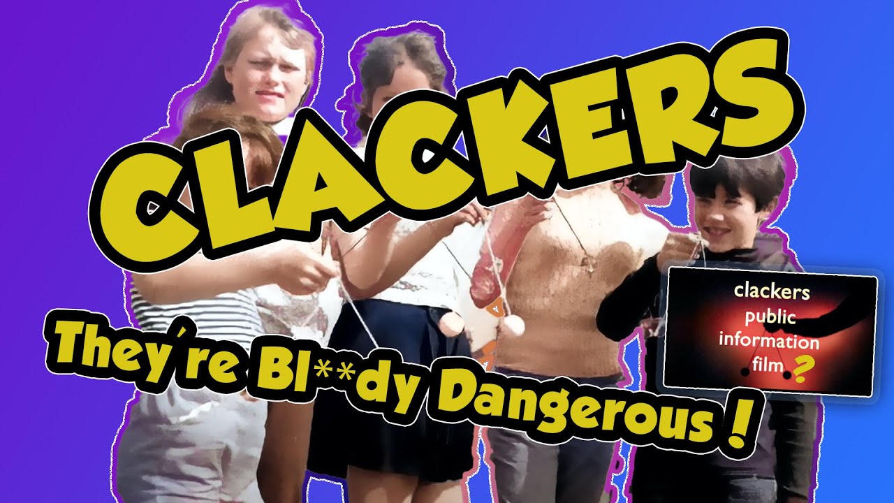 CLACKERS. They're Bl**dy Dangerous - Public Information Film - 1970 (honestly!)