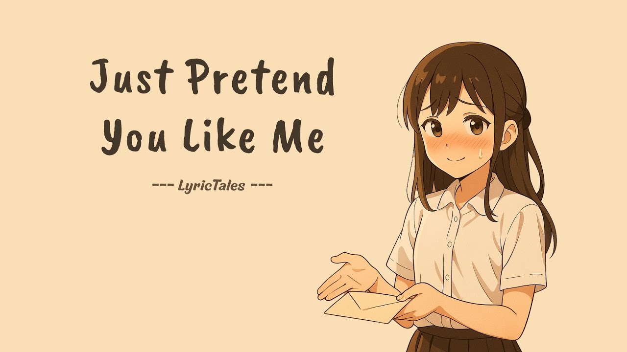 Just Pretend You Like Me 😳 | Cute Love Confession Song • LyricTales