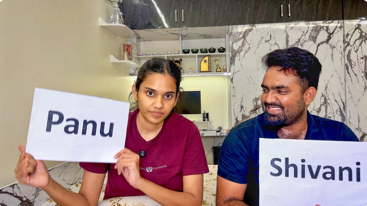 You or Me Challenge 💑 | Funny Couple Game | PanuWithShivani
