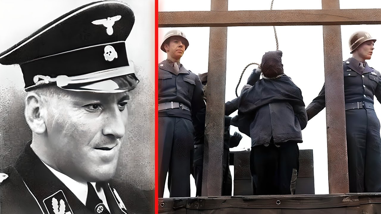 The Public  Execution Of Nazis Leaders - So Hard to WATCH