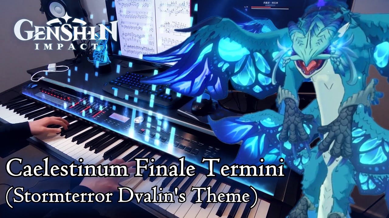 [Piano] Genshin Impact OST - Caelestinum Finale Termini (Stormterror Dvalin's Theme)