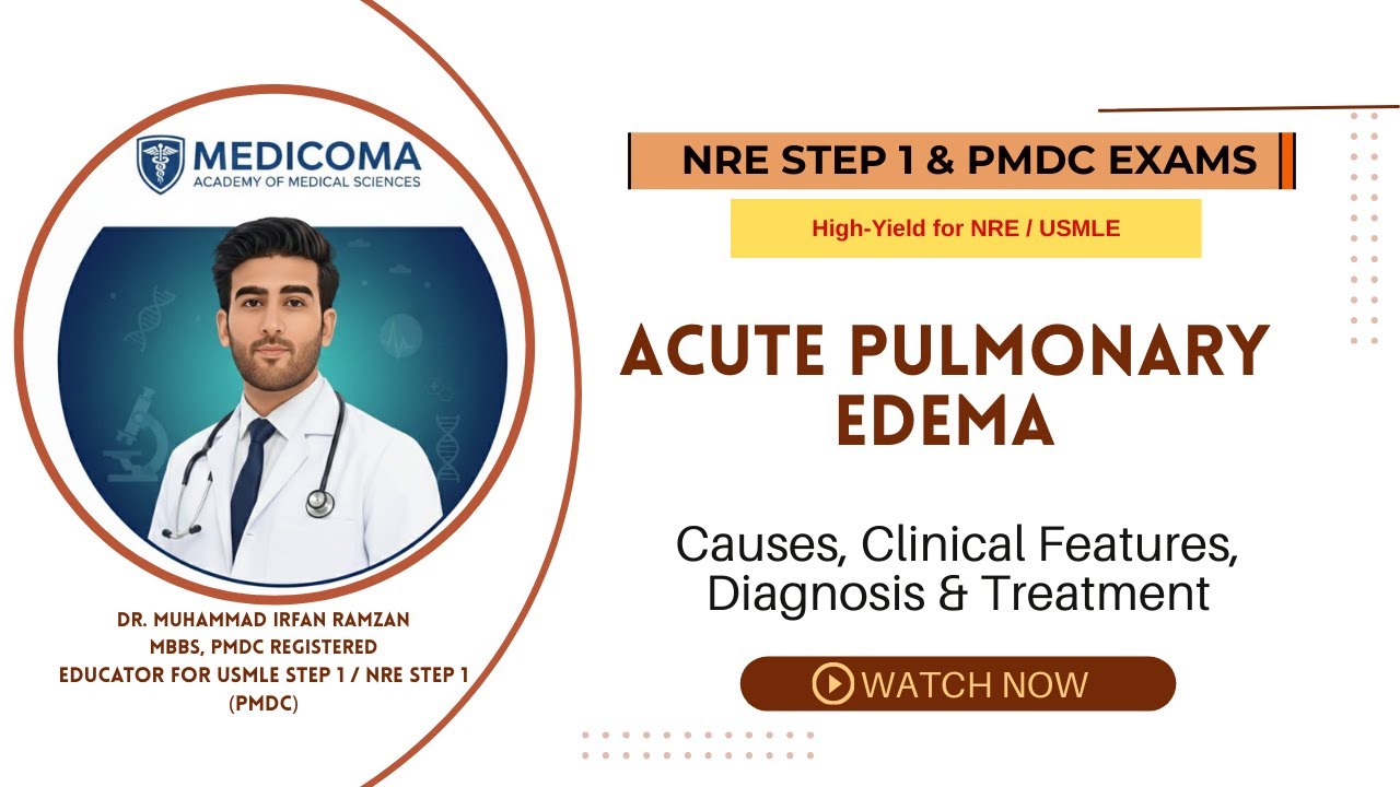 Acute Pulmonary Edema | High-Yield Pathophysiology, Causes & Management