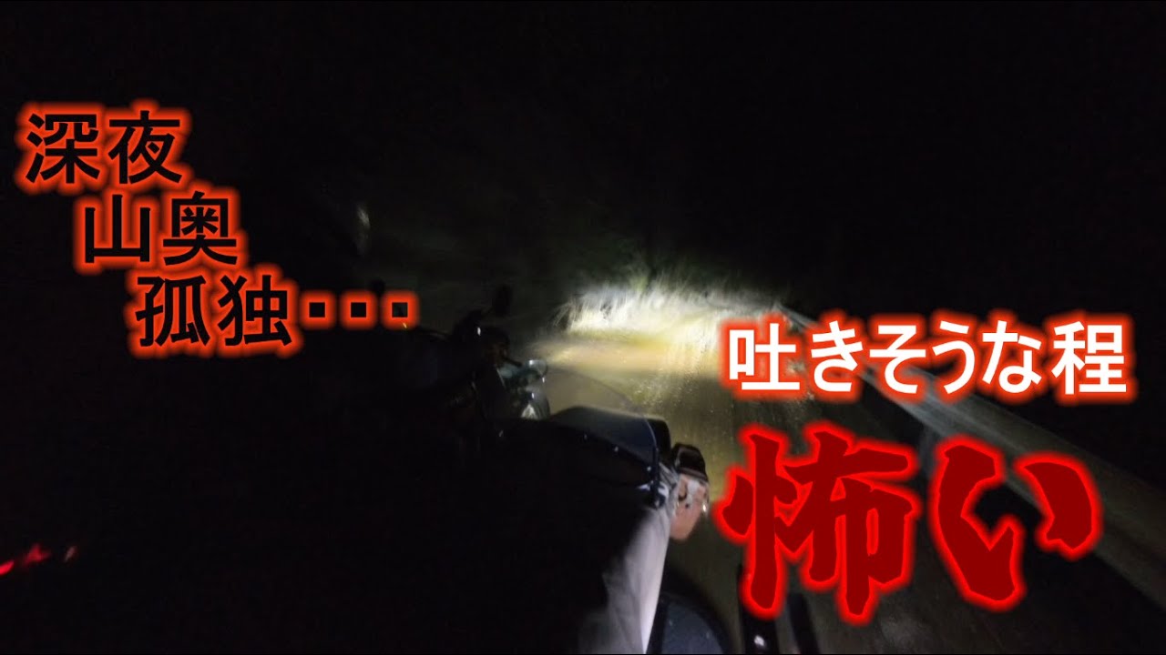 [バイク]#05 URALで深夜林道ソロツーリング　峰平谷林道下り[URAL][サイドカー]