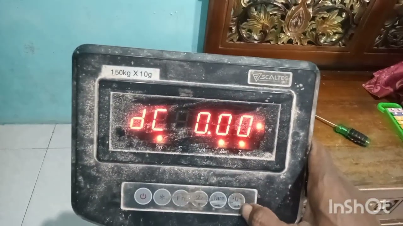 Cara kalibrasi timbangan digital scaltec