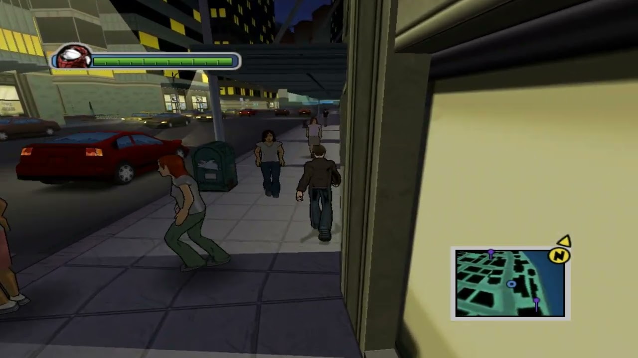 Walking around New York City in Ultimate Spider-Man