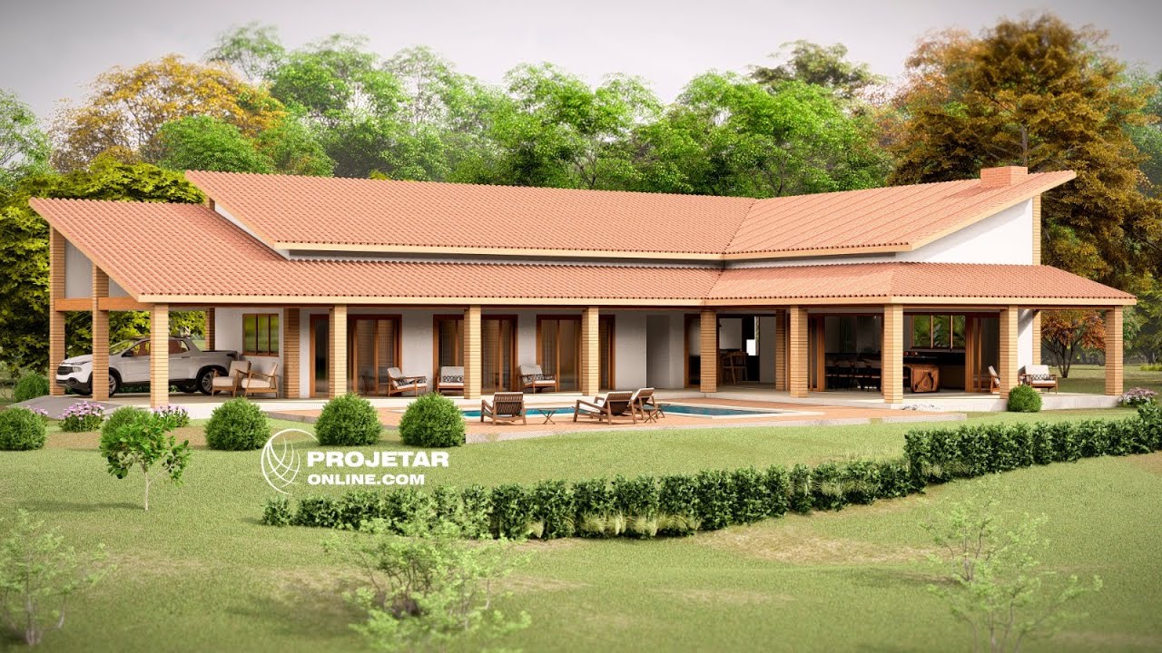 Casa de Campo em L P441 - Compre na Descrição