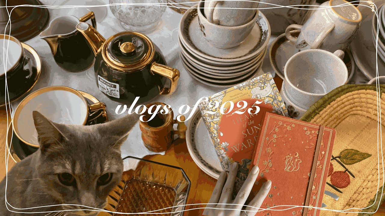 [2025 / WEEK 50] antique shopping, reading heart of the sun warrior...
