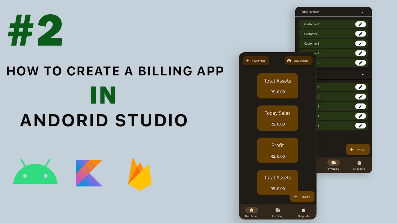 2. How To Create an Billing App In Android Studio Using Kotlin | Android App Development