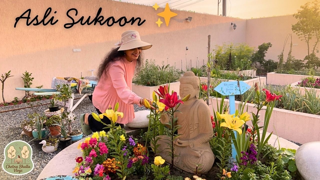 Shehar ki bhagam-bhag ya ye Garden ka Sukoon? 🌸 Aap hi batao!