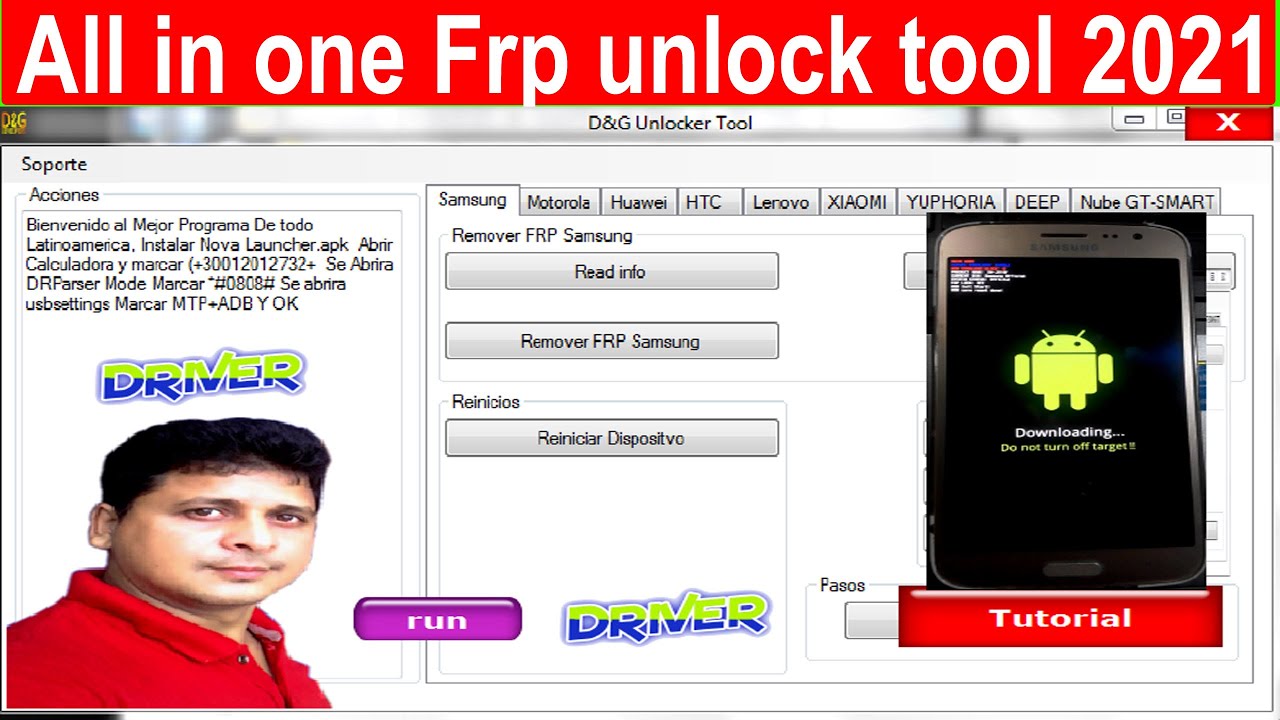 All in one Frp unlock tool 2021 | samsung Remove Frp lock tool