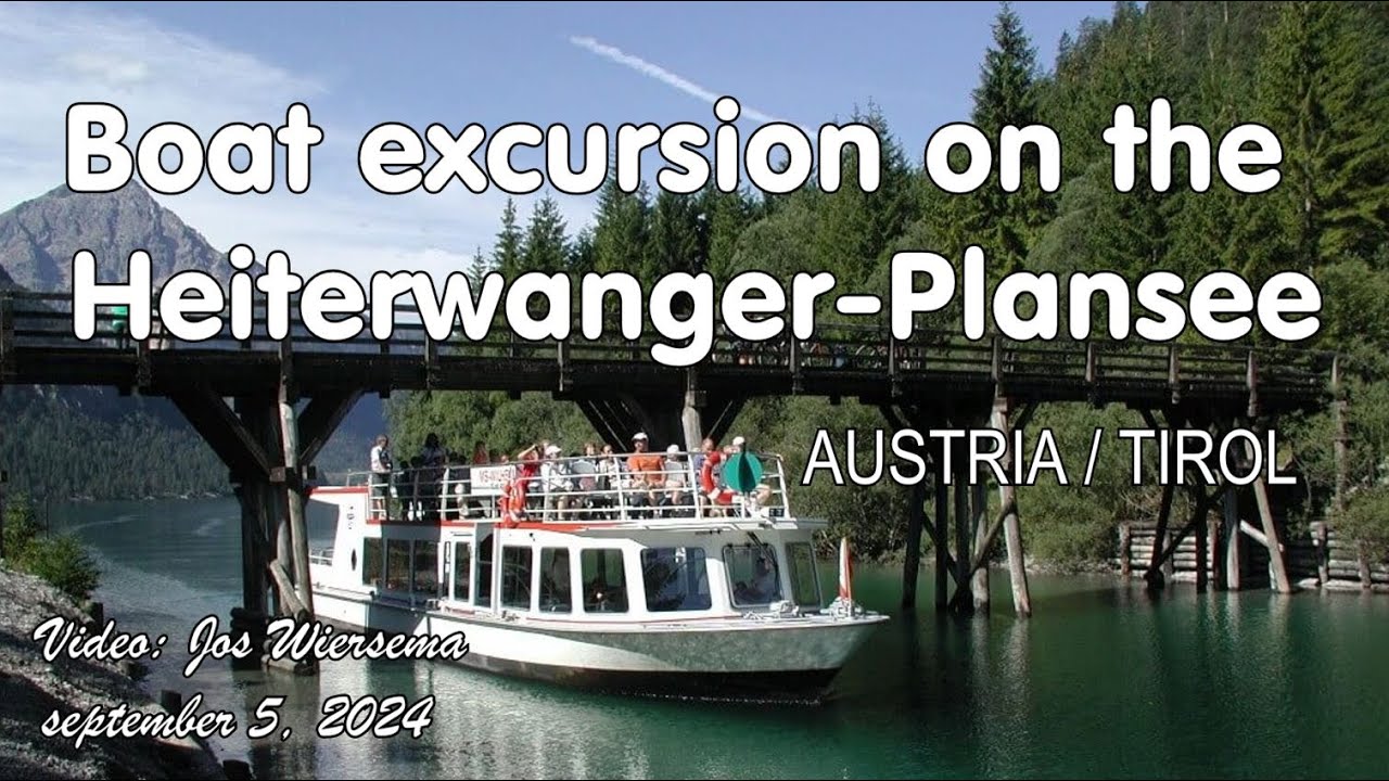Boat Cruise - Plansee - Heiterwangersee - Austria - Zugspitz Arena - Tirol [4K}