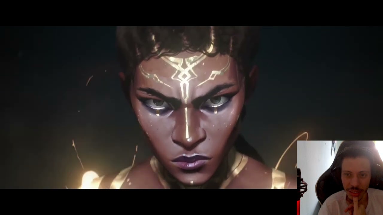REACT nova temporada LEAGUE OF LEGENDS ROSA NEGRA | RitaLissy