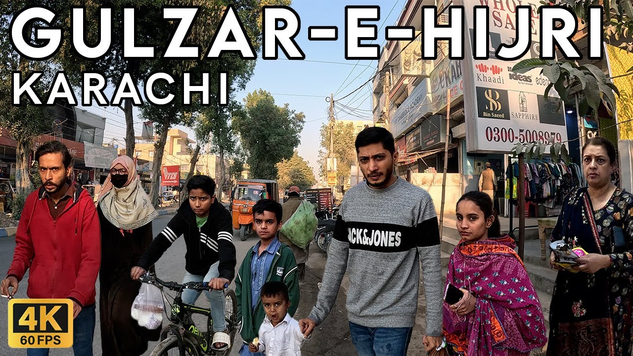 Gulzar-e-Hijri Karachi - Walking Tourist 4K