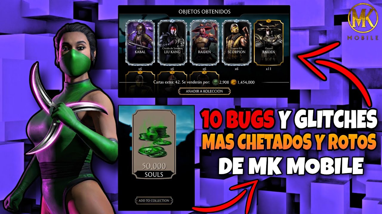 ESTOS SON LOS 10 BUGS Y GLITCHES MAS ROTOS Y CHETADOS DE LA HISTORIA DE MK MOBILE