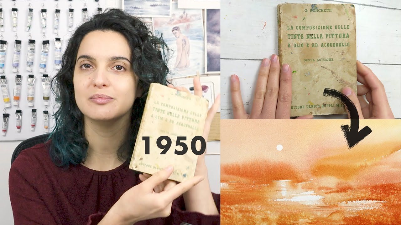 Come mischiare le tinte | Dipingo seguendo un manuale del 1950 🔥