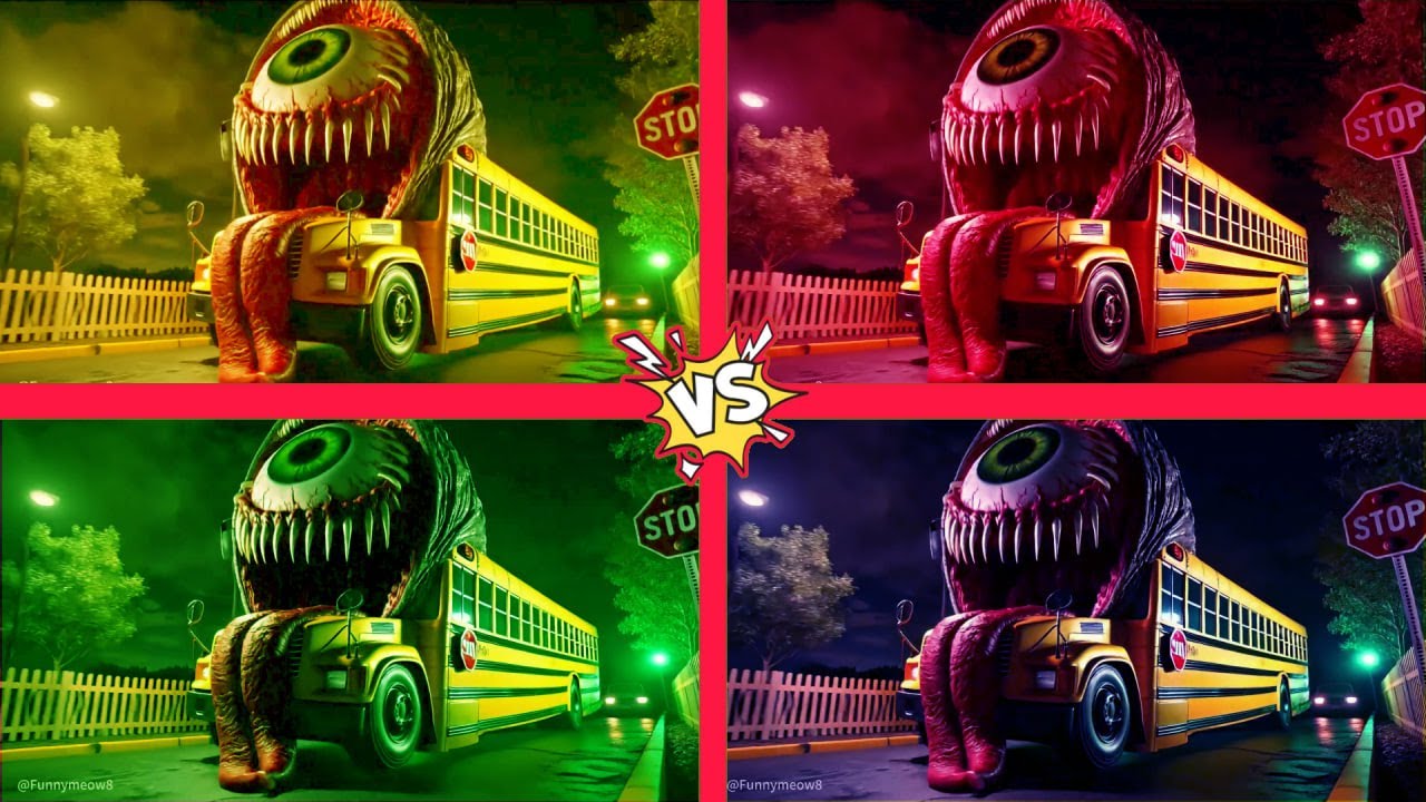 🚌SCHOOL BUS EATER🎶CoffinDance Song #81